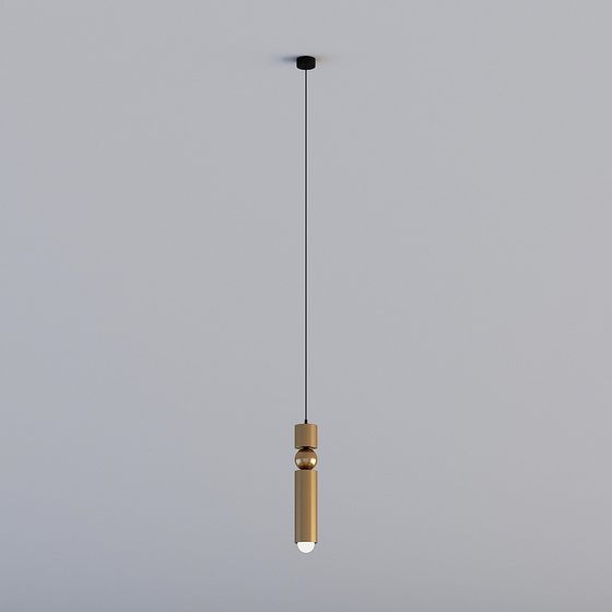 Elegant Modern Chandelier 3D model