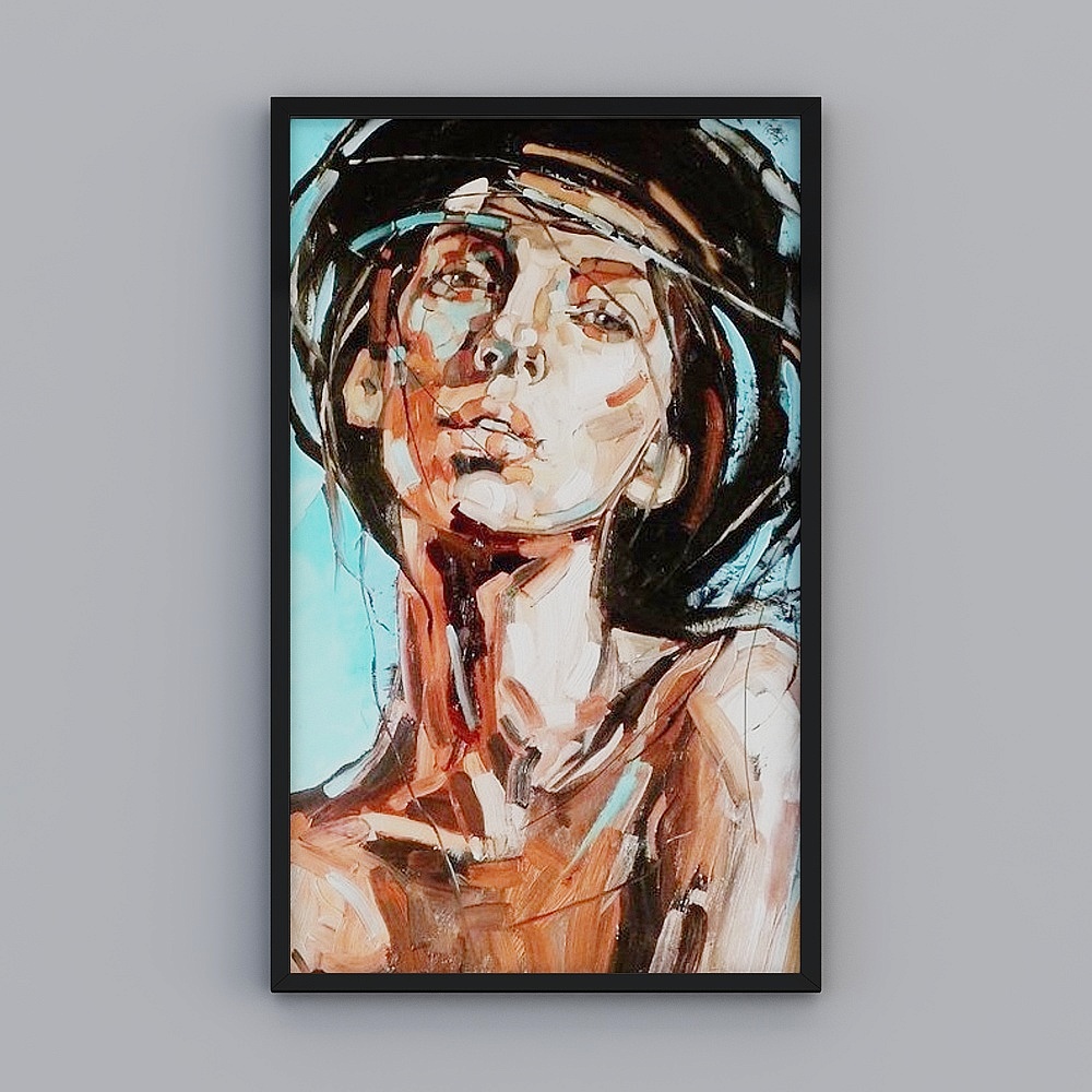 Modern - Charakter Ölgemälde - yl