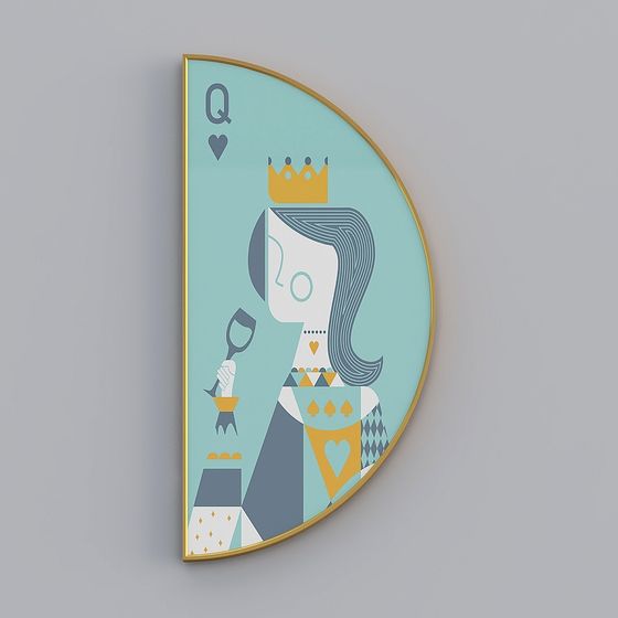 Queen of Hearts 3D model
