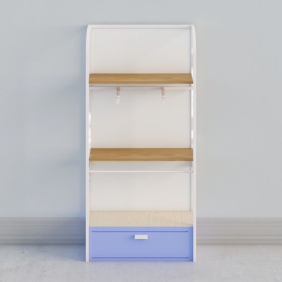 Urban Bookshelf 3D model for Modern Interiors