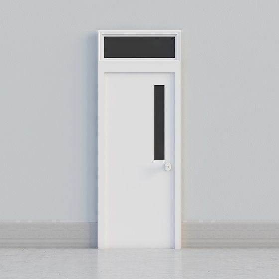 Modern Minimalist 3D Door Model Design