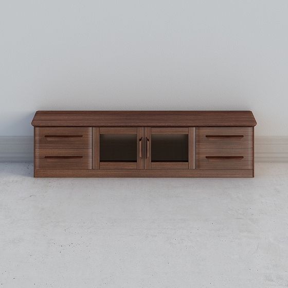 Modern Minimalist TV Cabinet 3D model