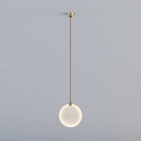 Elegant Modern Pendant Light 3D model