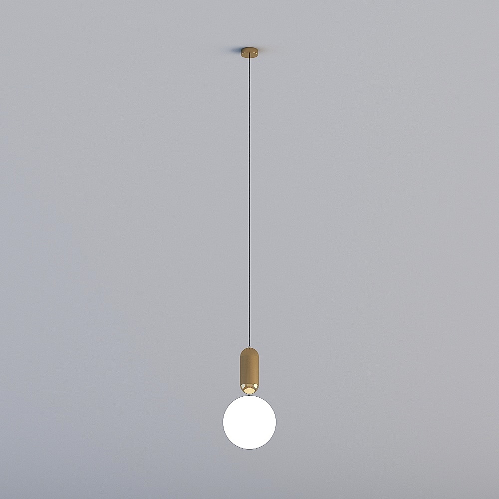 3D lights are all XJDS - Nordic post-modern luxury restaurant bedroom study creative bedside chandelier - MD347-D250- electrophoresis gold