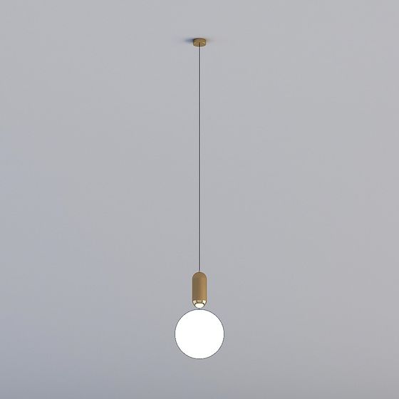 Elegant Low-Poly Chandelier 3D Model