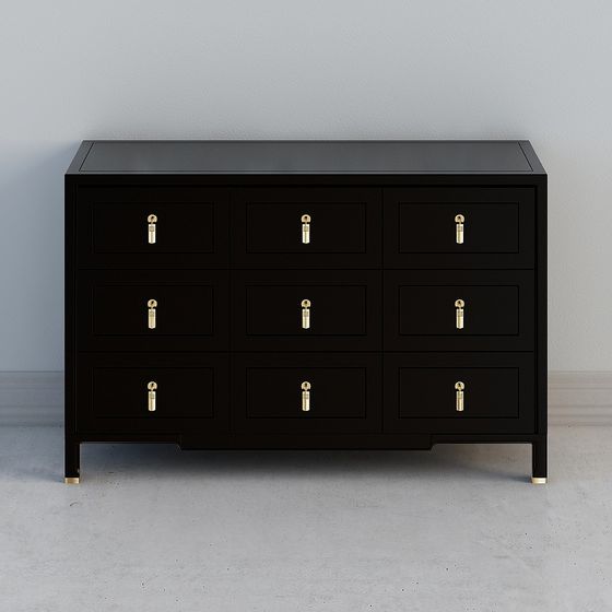 Elegance Dresser 3D model for Modern Interiors