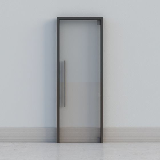 Glass Metal Door 3D model