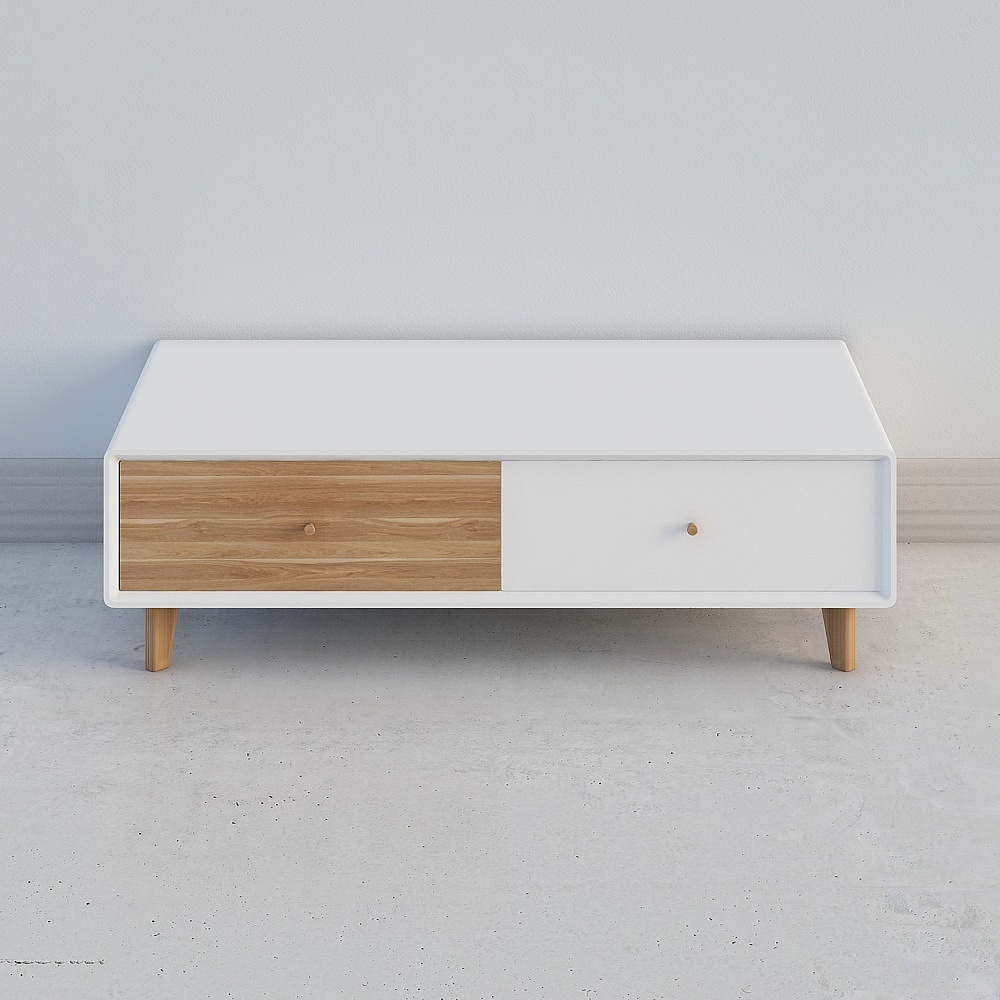 โต๊ะชากสีนี้มีขาเป็นแนวตรง