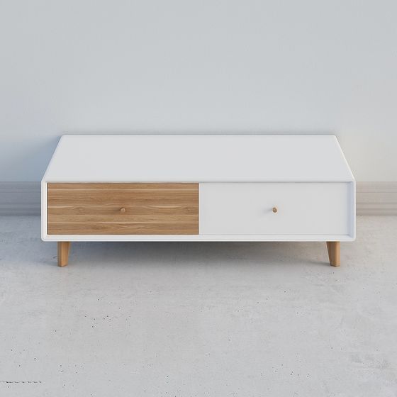 โต๊ะชากสีนี้มีขาเป็นแนวตรง