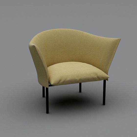 Sleek Modern Sofa 3D model