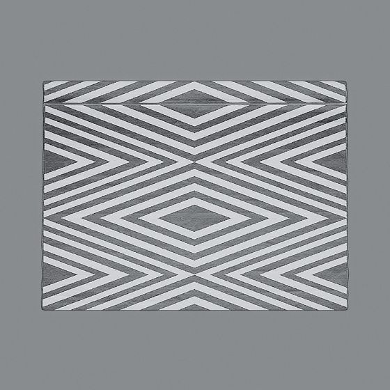 흑백 줄무늬 카펫