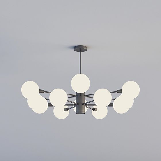 Sphere Harmony Pendant Light 3D model for Contemporary Spaces