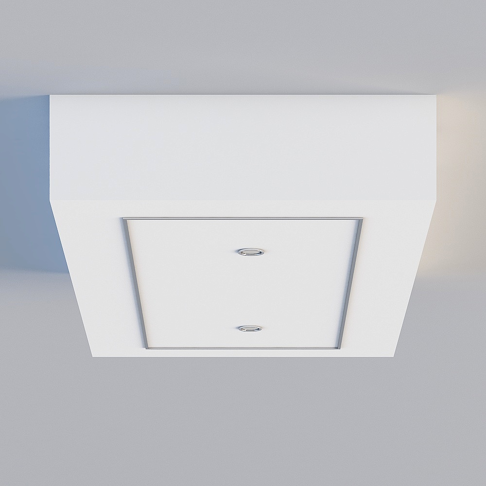 Flat roof plus metal strip ceiling