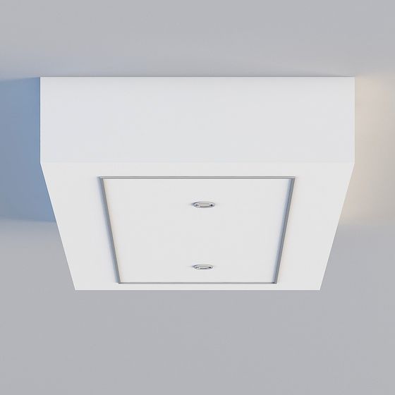 Minimalist Ceiling Light 3D model for Modern Interiors
