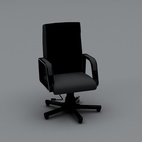 Modern Low-Polygon Office Chair 3D model