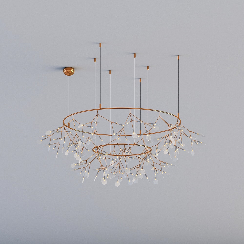 Girl's room chandelier