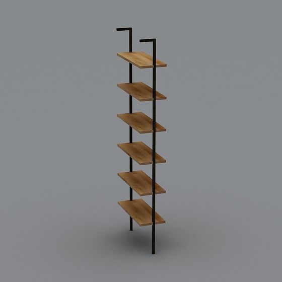 Urban Elegance Bookshelf 3D model