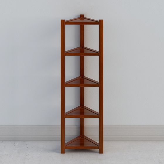 Unique Triangle Storage Rack 3D model