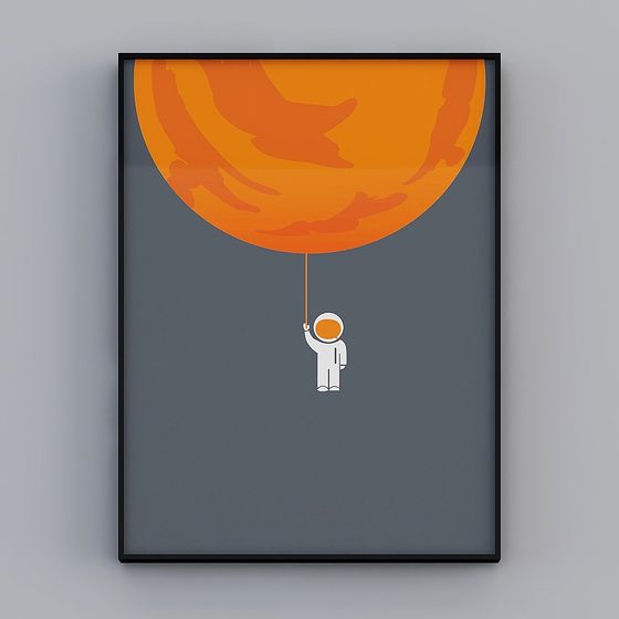 Space Explorer 3D model for Creative Projects