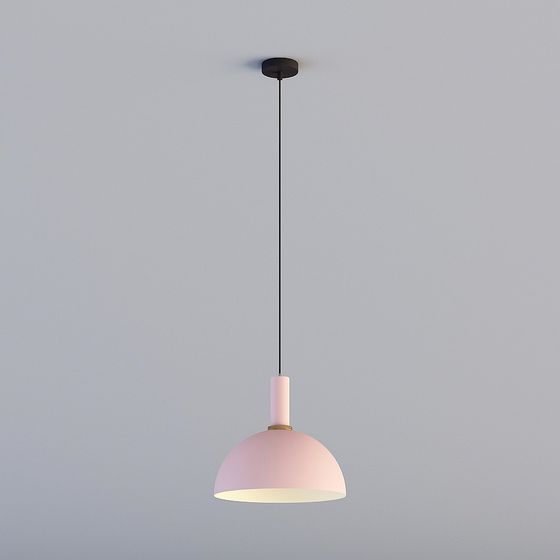 Chic Low-Polygon Pendant Light 3D model for Contemporary Spaces