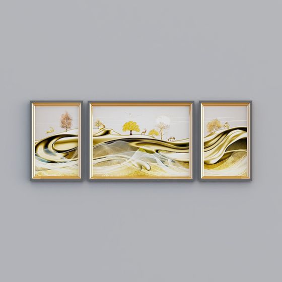 Dreamy Hills 3D model