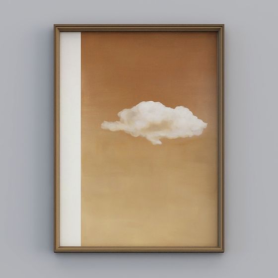 Suspended Cloud 3D model for Creative Projects