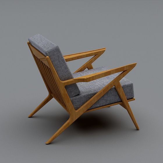 Geometric Elegant Armchair 3D model