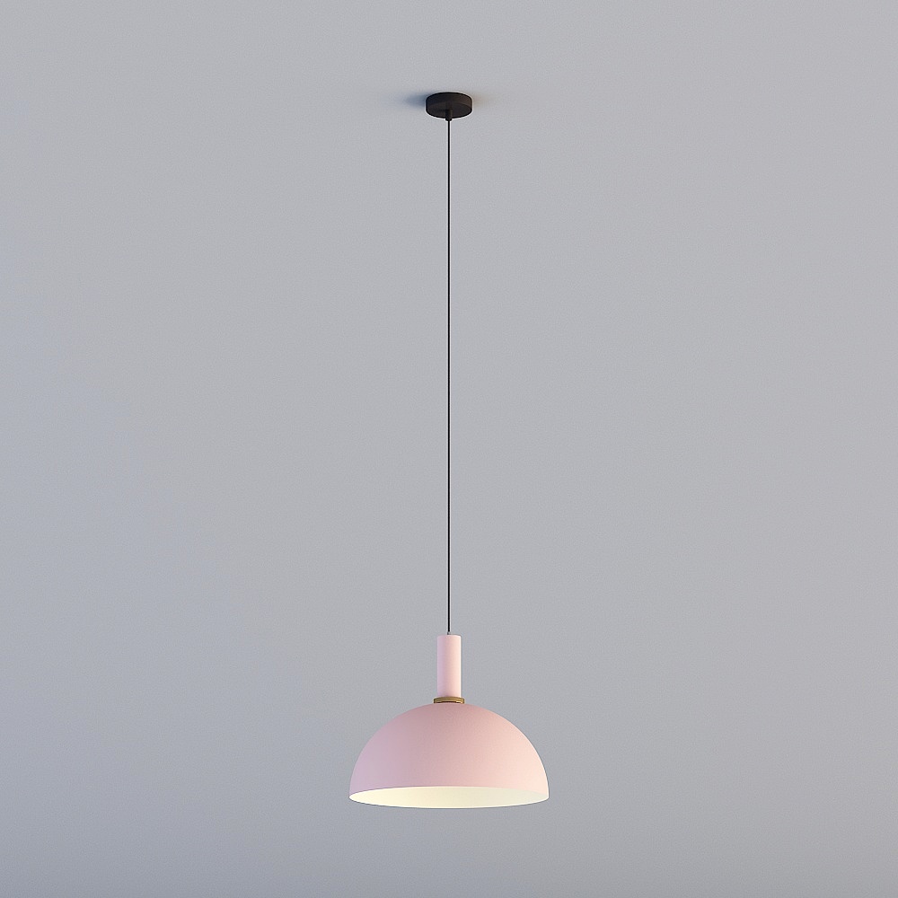 3D lights are all ZE-Nordic Modern Minimalist Restaurant Bedroom Study Children's Room Chandelier-940-D300 Pink