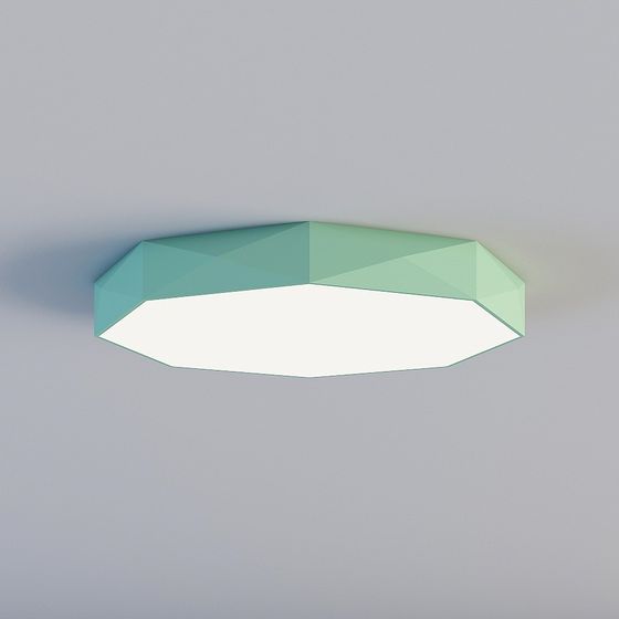 Unique Geometric Ceiling Light 3D model