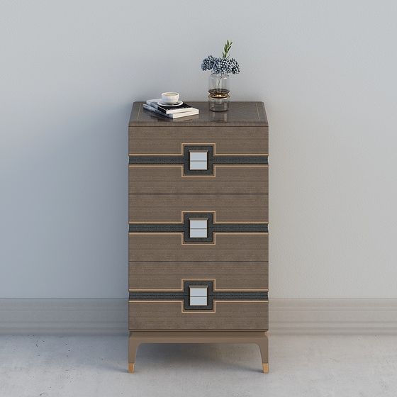 Art Deco Chest 3D model for Contemporary Spaces