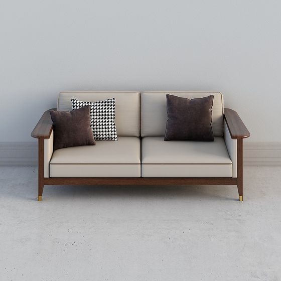 Urban Comfort Sofa 3D model for Modern Spaces