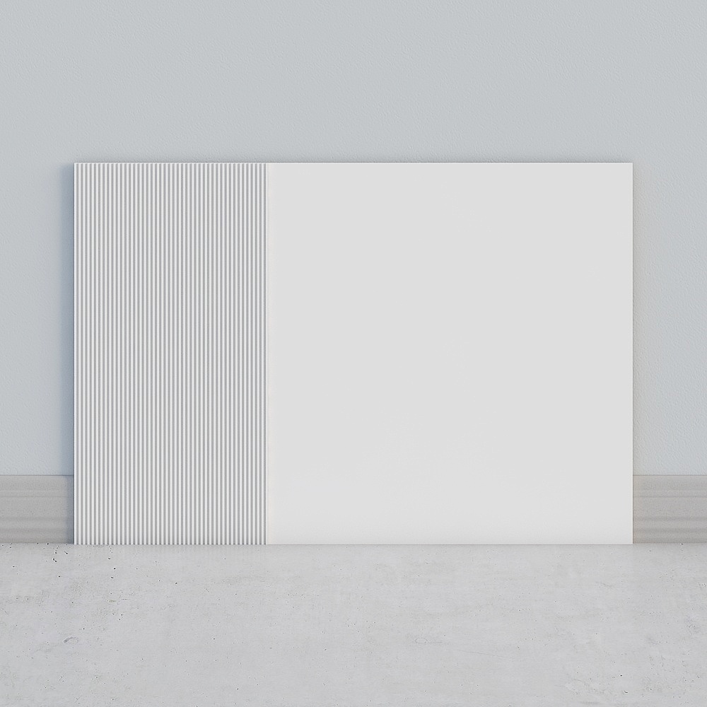 Stripe Screen Partition 3D model