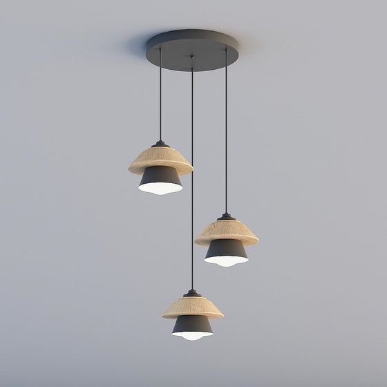 Elegant 3D Chandelier Model for Modern Interiors