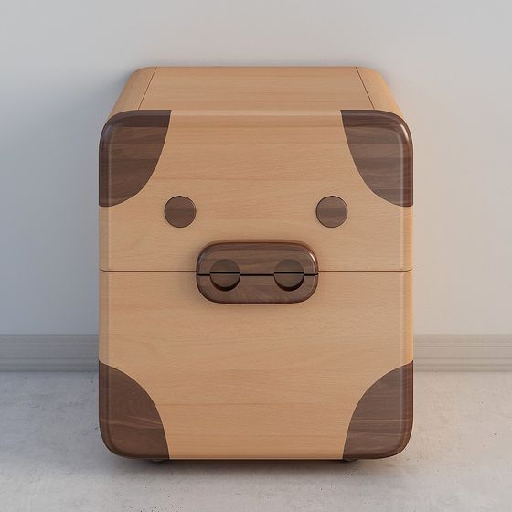 Cubic Pig Low-Polygon 3D model