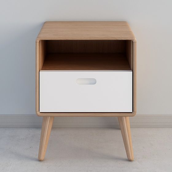 Urban Elegance Bedside Table 3D model