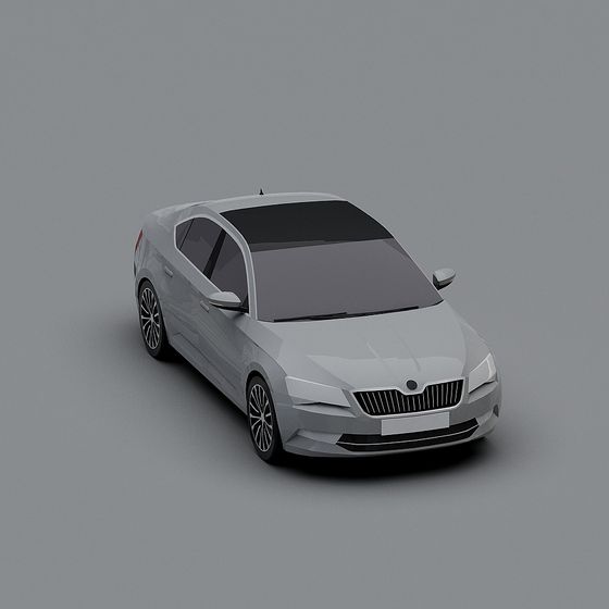 Stylish Low-Polygon Car 3D model for Urban Designs