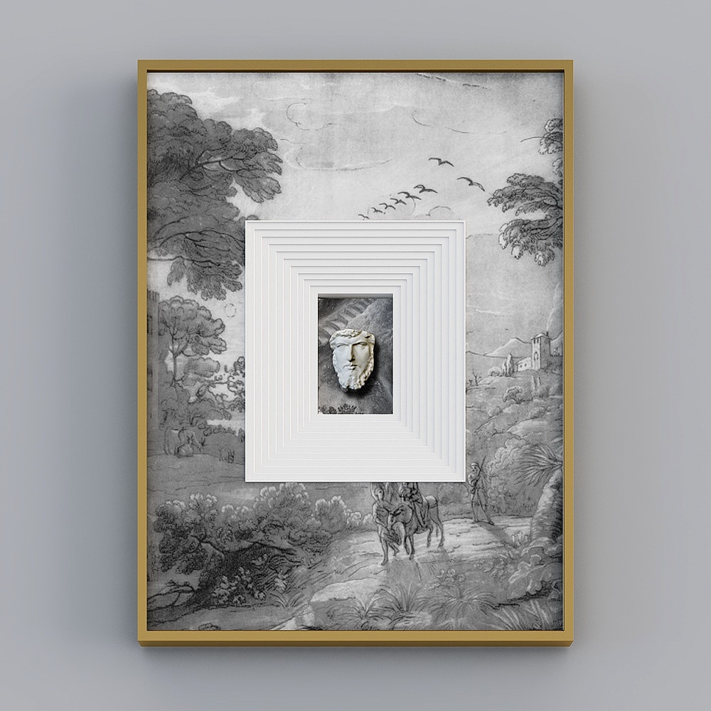 Ancient Sculpture 3D Model - Historical Art Fusion