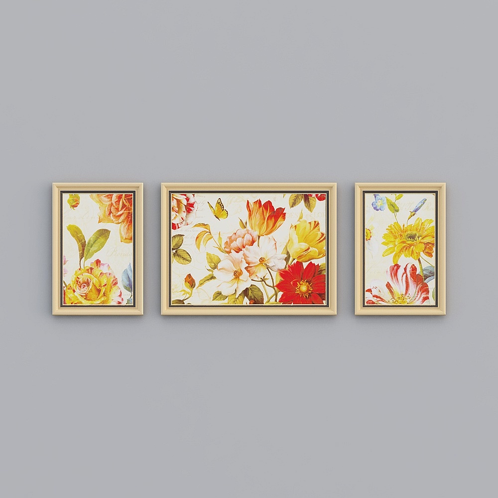 Glorious Paintings - European-GJN-2256-2257-2258- Landscape Decoration Paintings