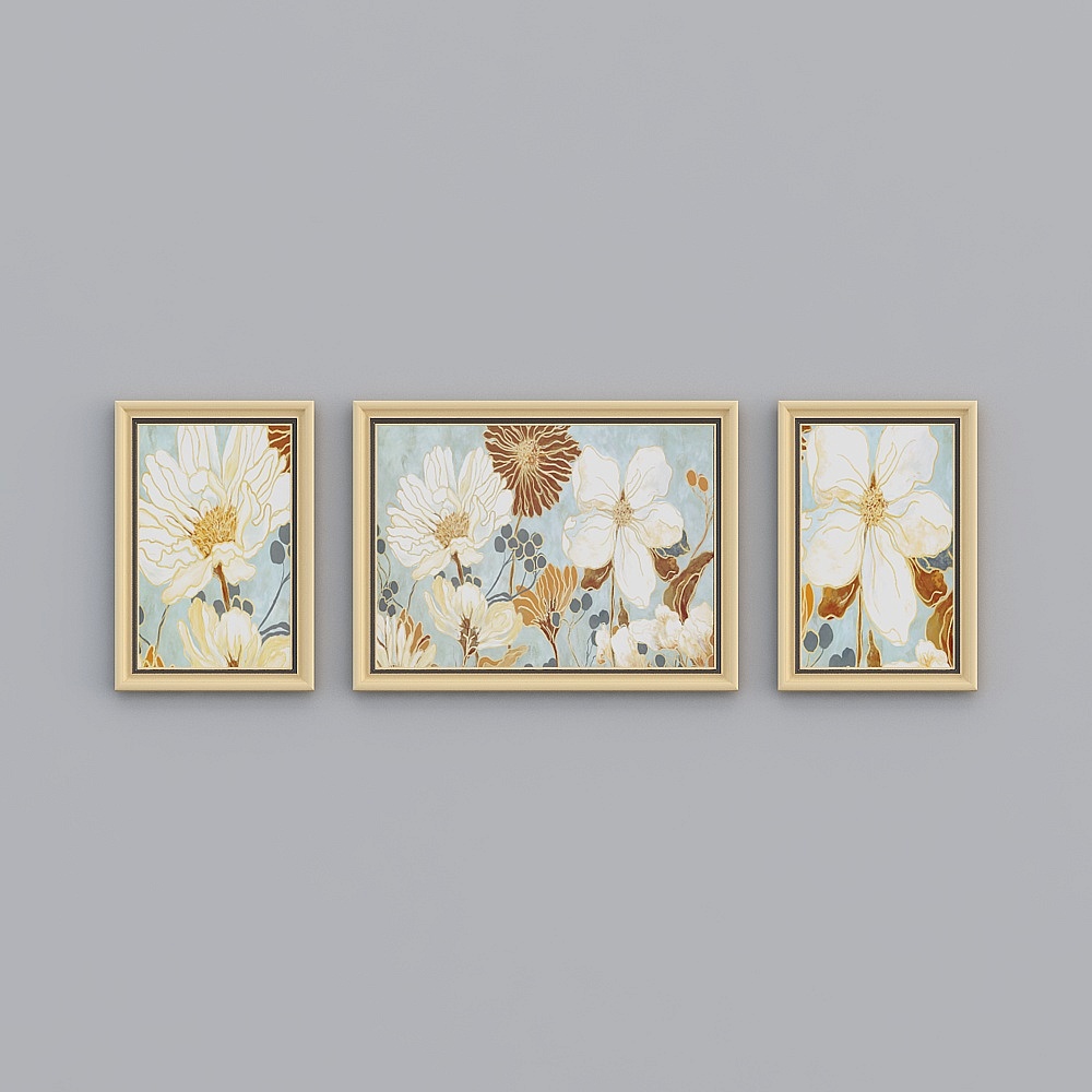 Glorious Paintings - European-GJN-1513-1515-1516 - Animal Pattern Decorative Paintings