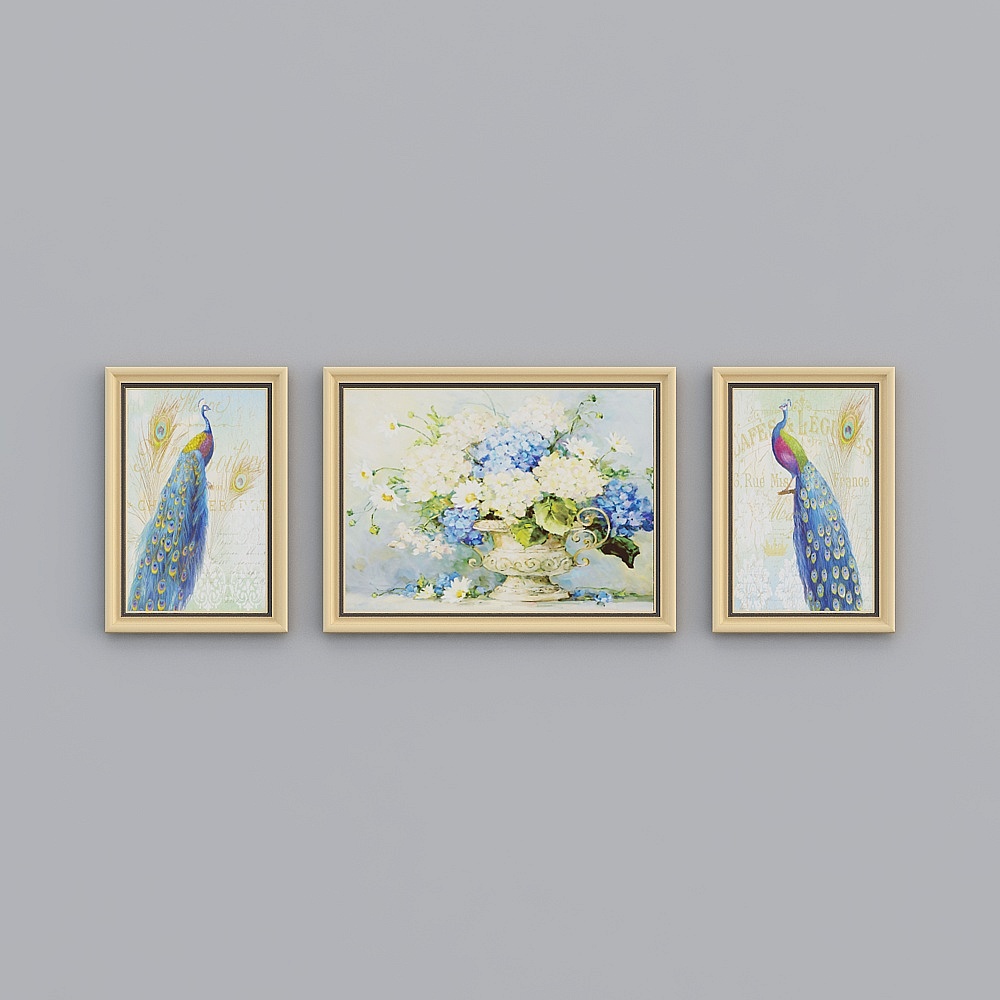 Glory - European-GJN-2038-2039-2050 - Animal Pattern Decorative Painting