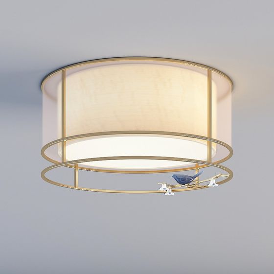 Chic Minimalist Chandelier 3D model for Modern Spaces