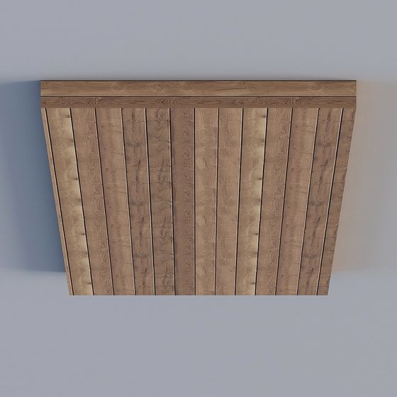 chalé de tablas superpuestas