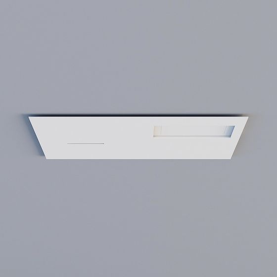 Hidden Light Strip 3D model for Modern Interiors