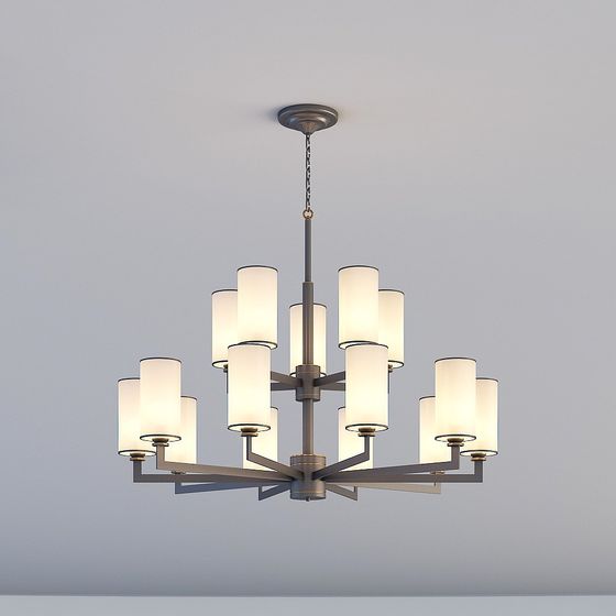 Elegance Chandelier 3D model for Contemporary Interiors