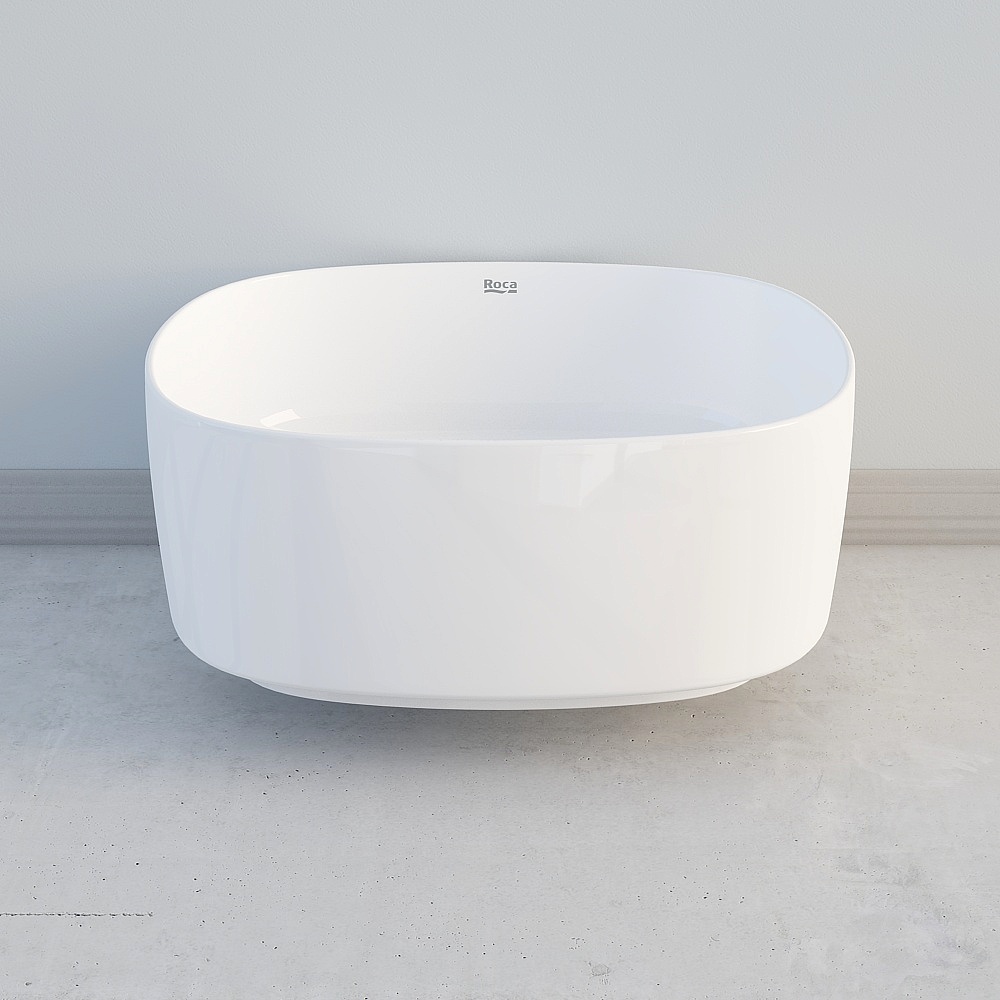 Le carré doux du bassin sur la table Roca-Inspira