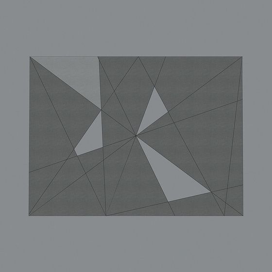 Contemporary Geometric Low-Poly 3D Model