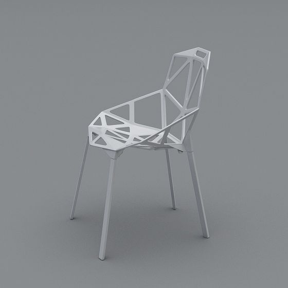 Geometric Chair 3D Model