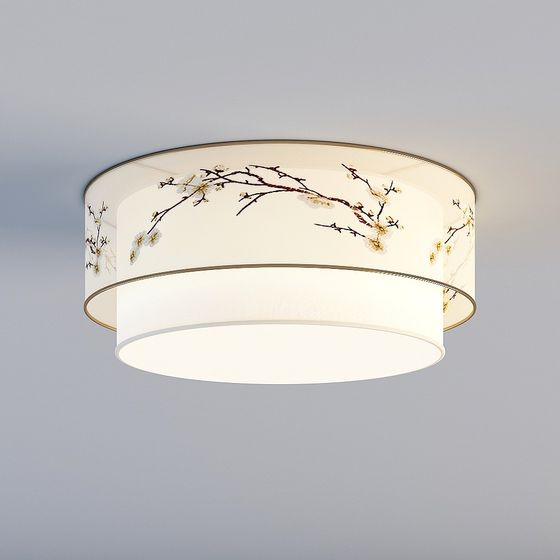 Elegant Ceiling Light 3D model for Modern Interiors