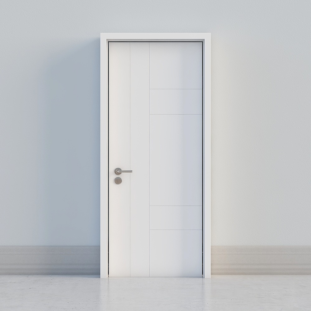 미니멀 화이트 도어