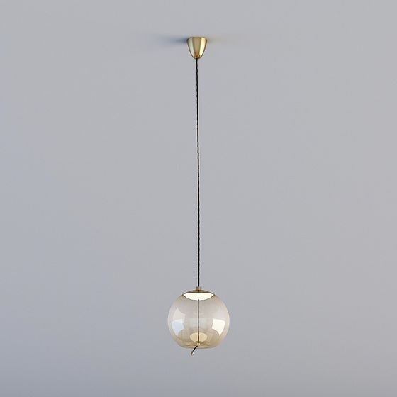 Elegant Modern Pendant Light 3D model
